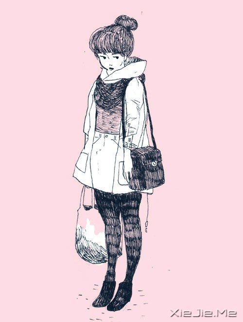 时尚小清新插画